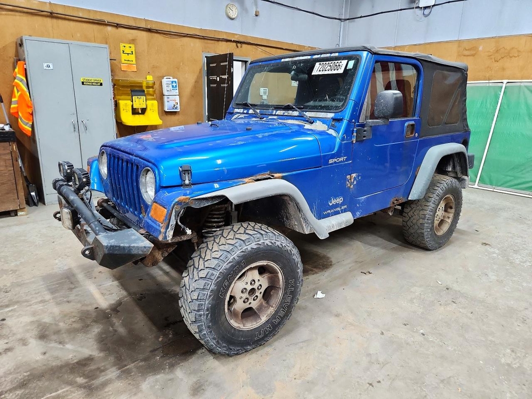 Vista de 2003 JEEP WRANGLER / TJ SPORT, ángulo 1