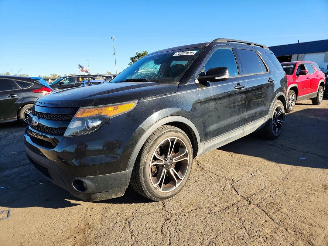 2015 FORD EXPLORER SPORT view, angle 1
