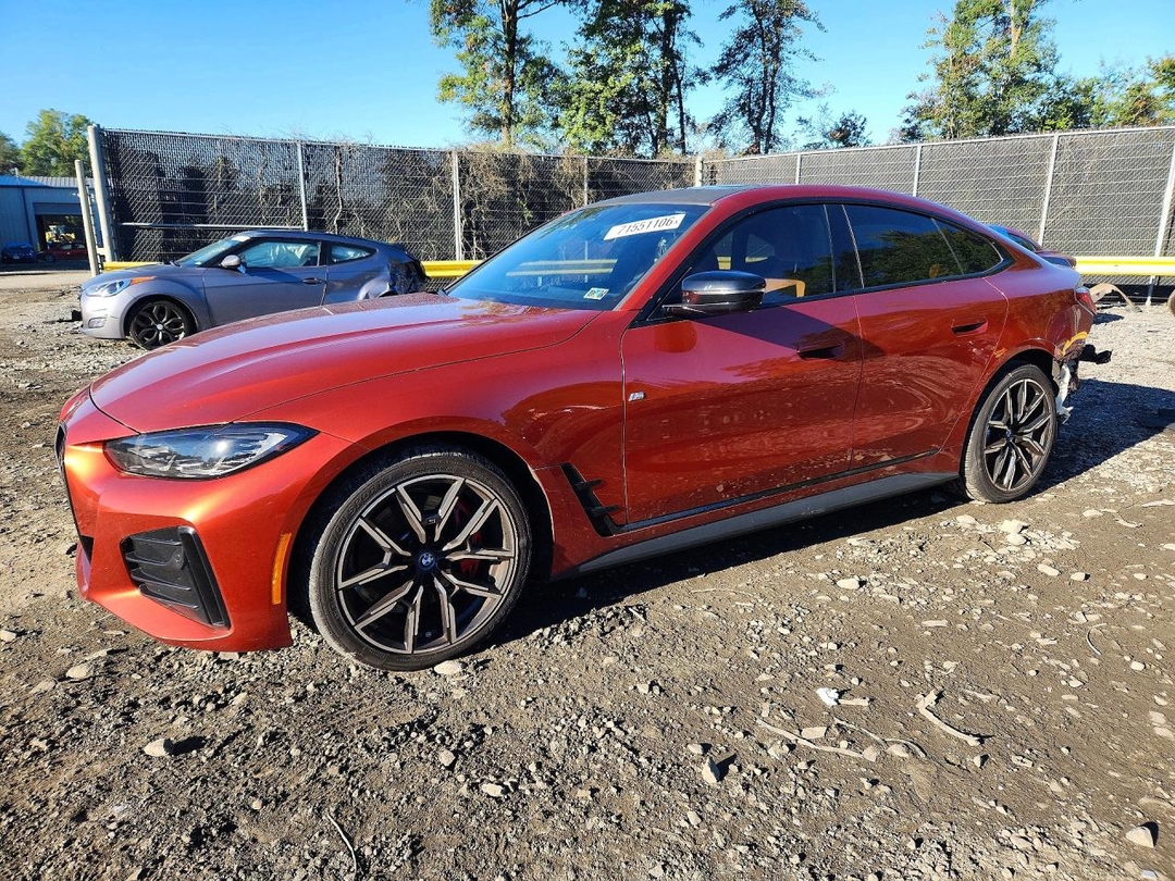 Vue de 2023 BMW I4 EDRIVE 40, angle 1