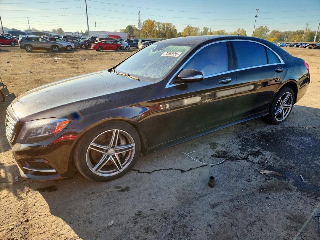 Вид 2015 MERCEDES-BENZ S 550 4MATIC, угол 1