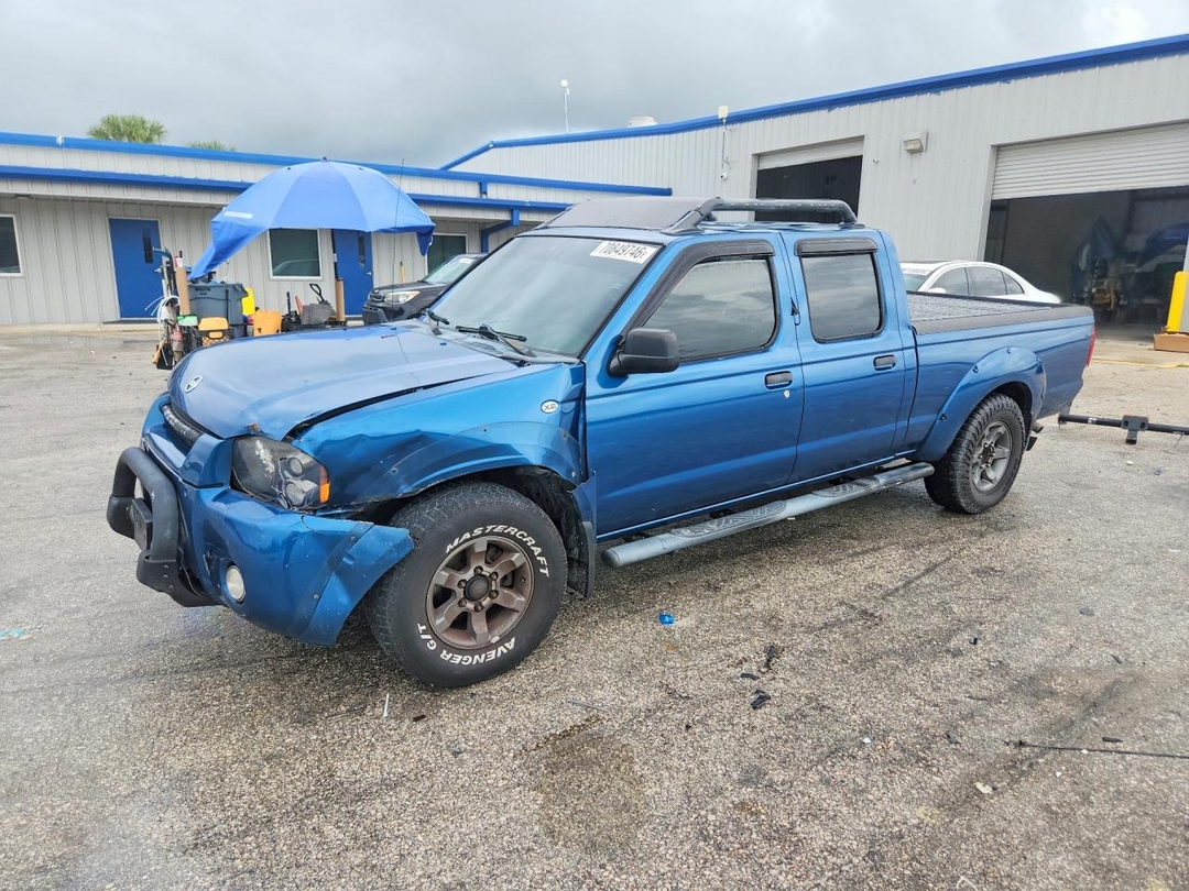 Vista de 2004 NISSAN FRONTIER CREW CAB XE V6, ángulo 1