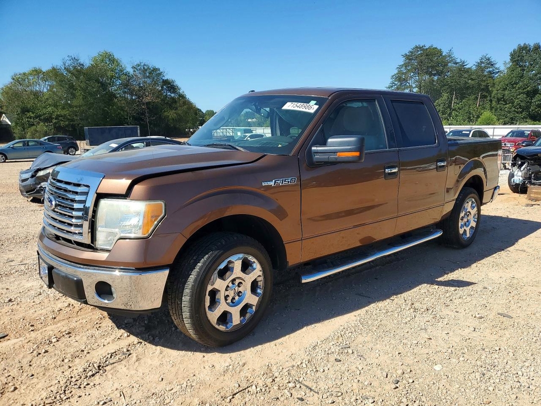 Vista de 2012 FORD F150 SUPERCREW, ángulo 1
