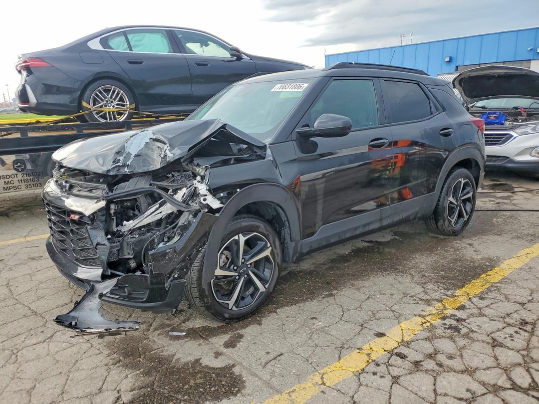 Vedere 2021 CHEVROLET TRAILBLAZER RS, unghi 1