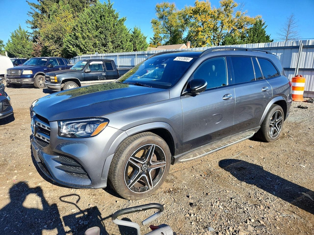 Vue de 2022 MERCEDES-BENZ GLS 450 4MATIC, angle 1