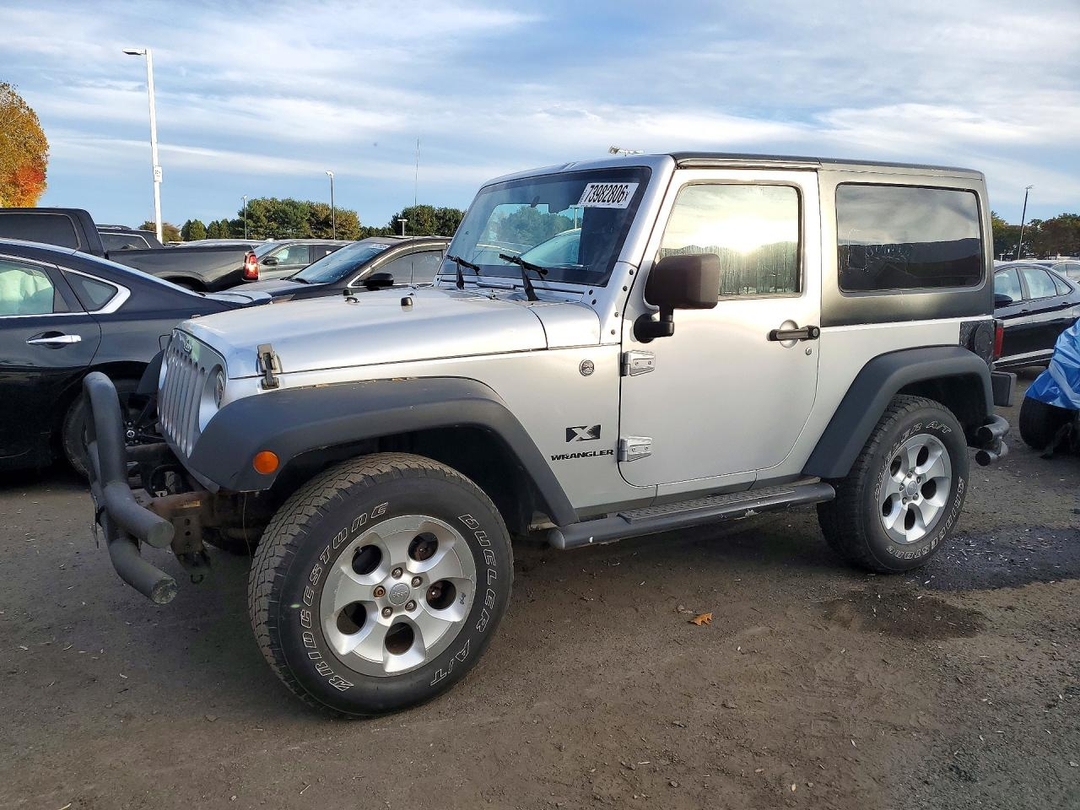 Вид 2008 JEEP WRANGLER X, угол 1