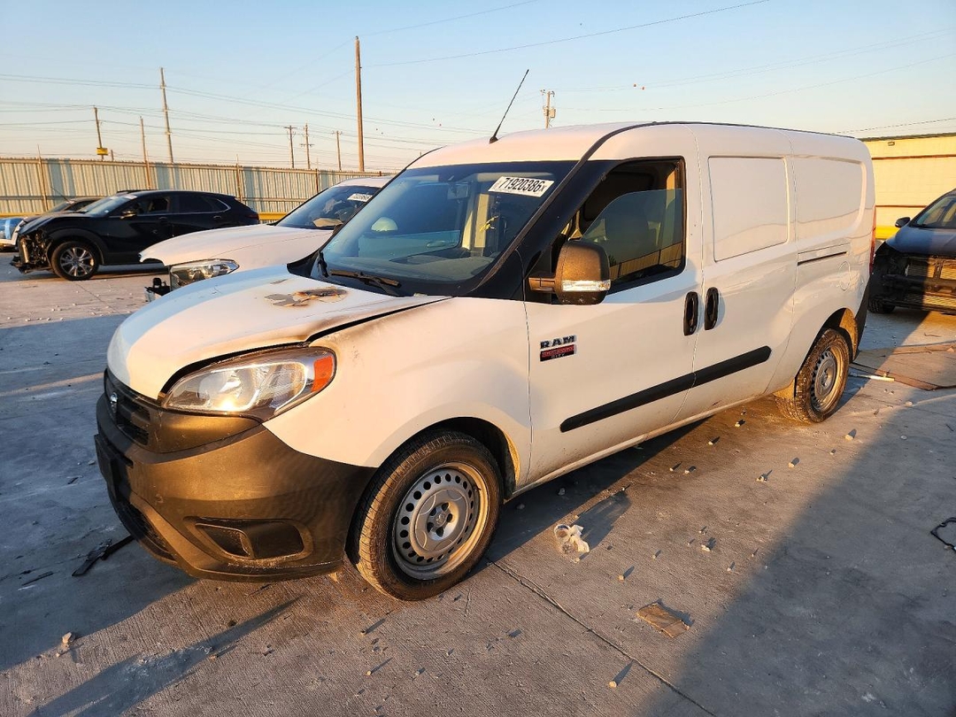 Vue de 2018 RAM PROMASTER CITY ST DELIVERY VAN, angle 1