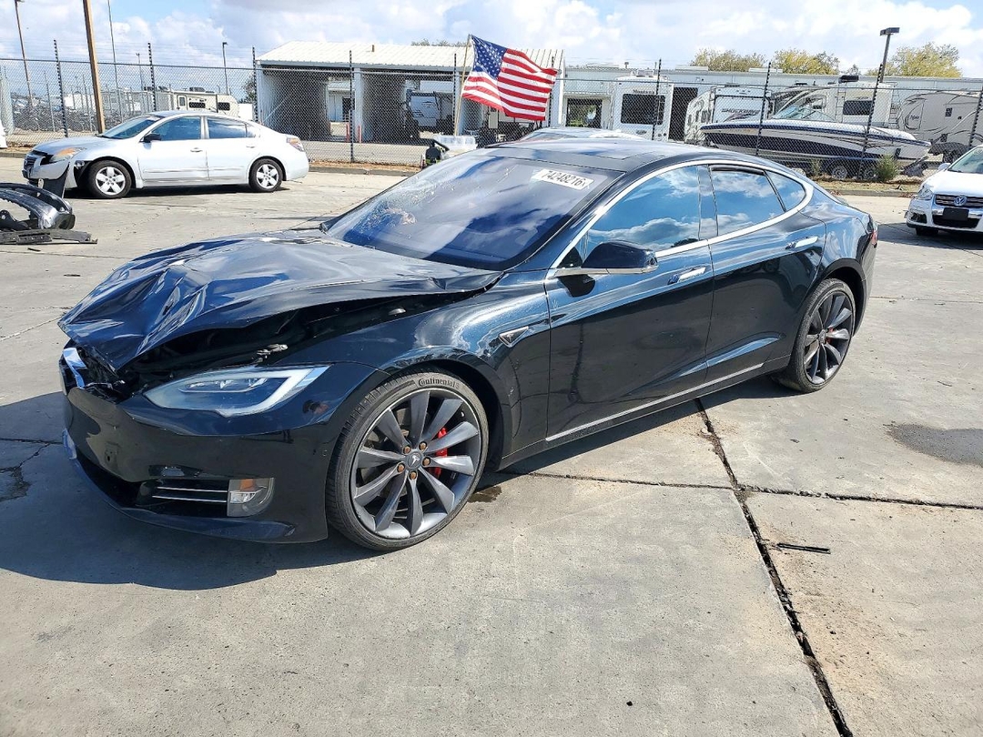 Vedere 2016 TESLA MODEL S, unghi 1