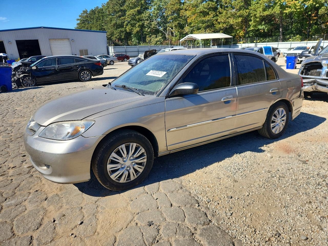 Vista de 2005 HONDA CIVIC LX, ángulo 1
