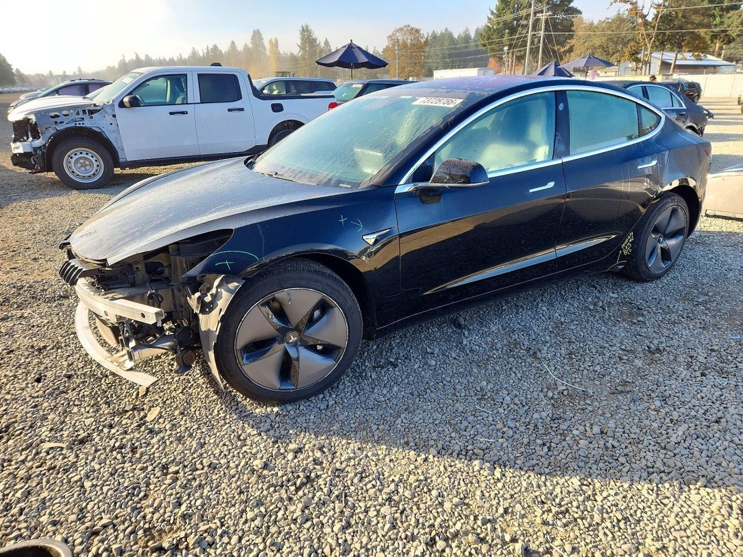 Вид 2019 TESLA MODEL 3, угол 1