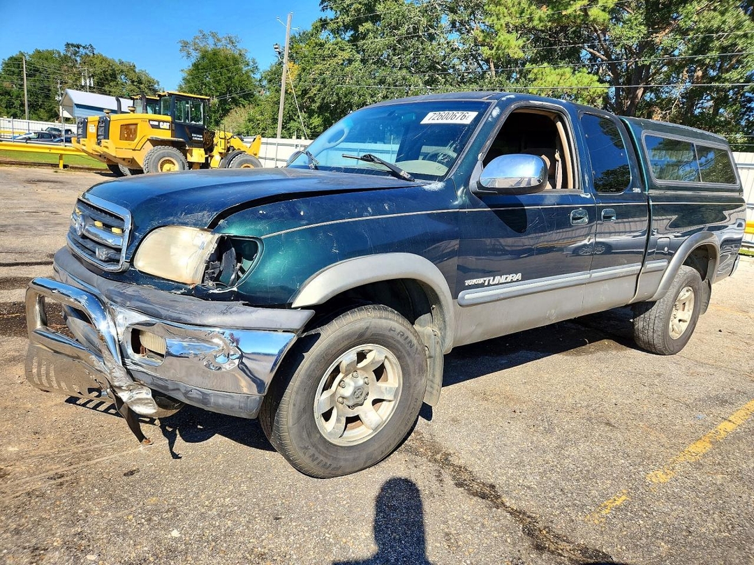 Вид 2000 TOYOTA TUNDRA SR5, угол 1