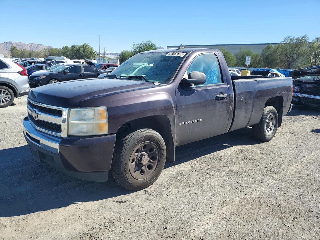 Вид 2009 CHEVROLET SILVERADO C1500, угол 1