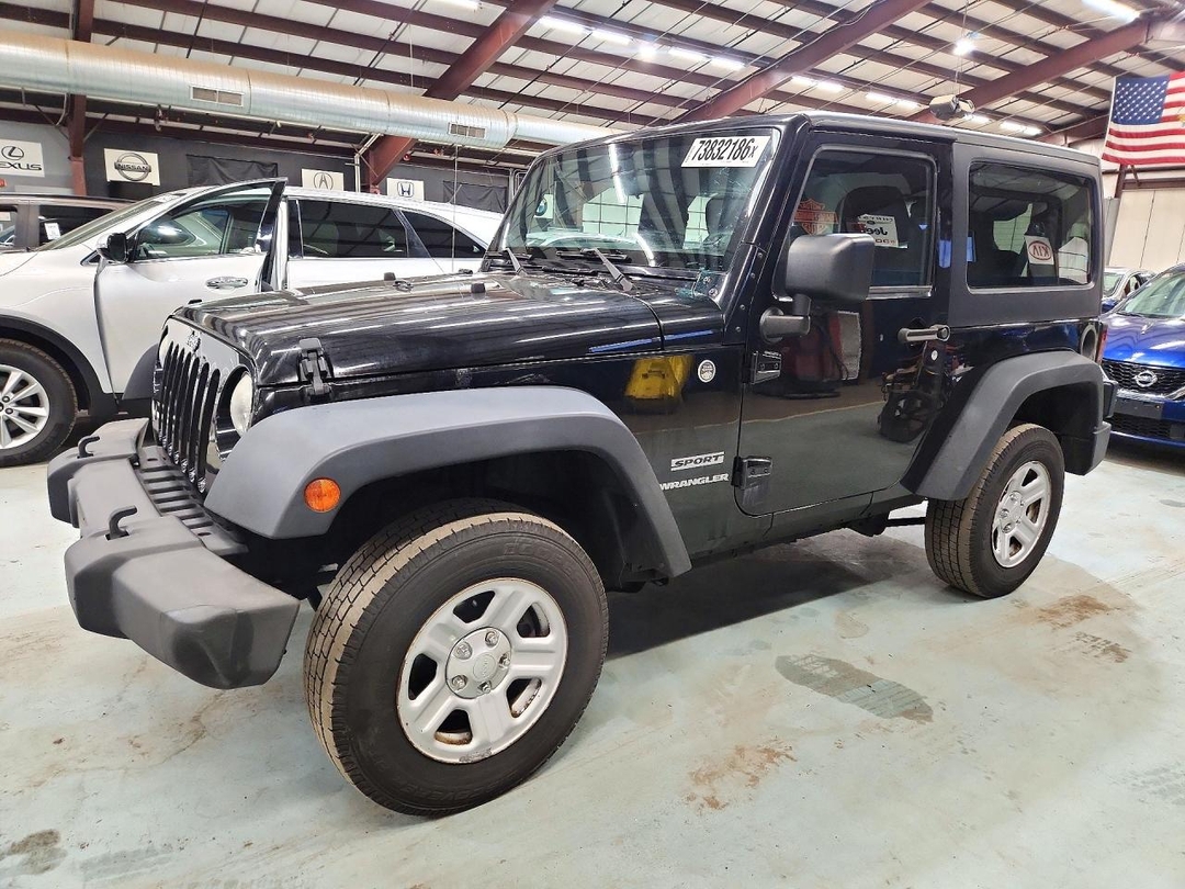 Вид 2014 JEEP WRANGLER SPORT, угол 1
