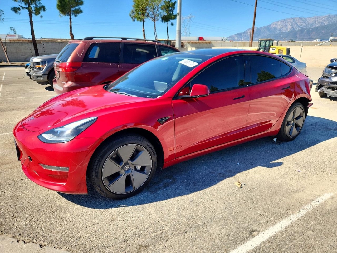 Vista de 2023 TESLA MODEL 3, ángulo 1