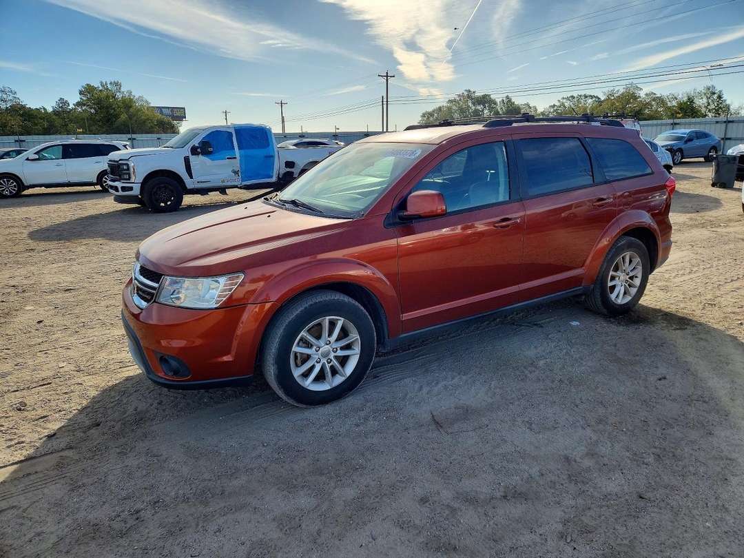 Vue de 2014 DODGE JOURNEY SXT, angle 1