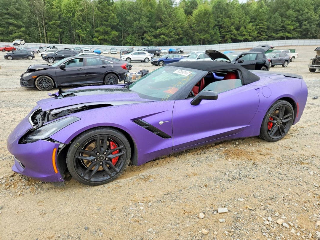Vista de 2014 CHEVROLET CORVETTE STINGRAY Z51 3LT, ángulo 1