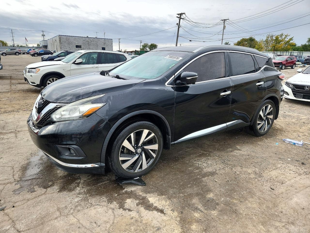 Vue de 2015 NISSAN MURANO PLATINUM, angle 1