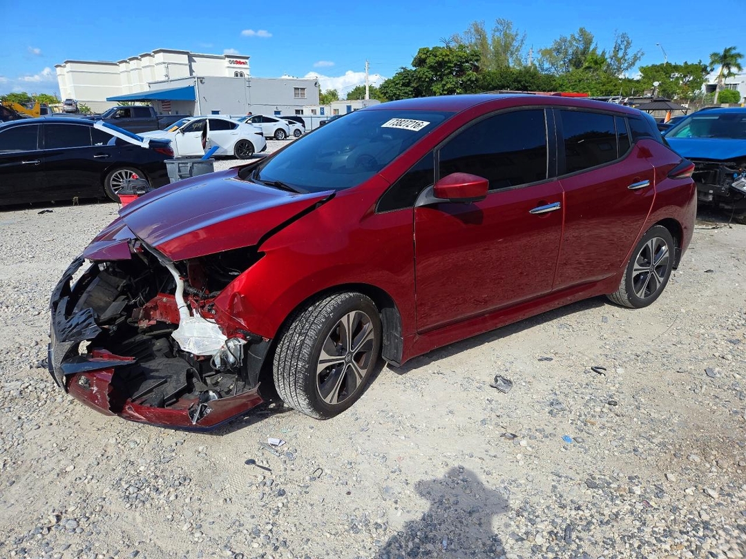 Vue de 2022 NISSAN LEAF SV PLUS, angle 1
