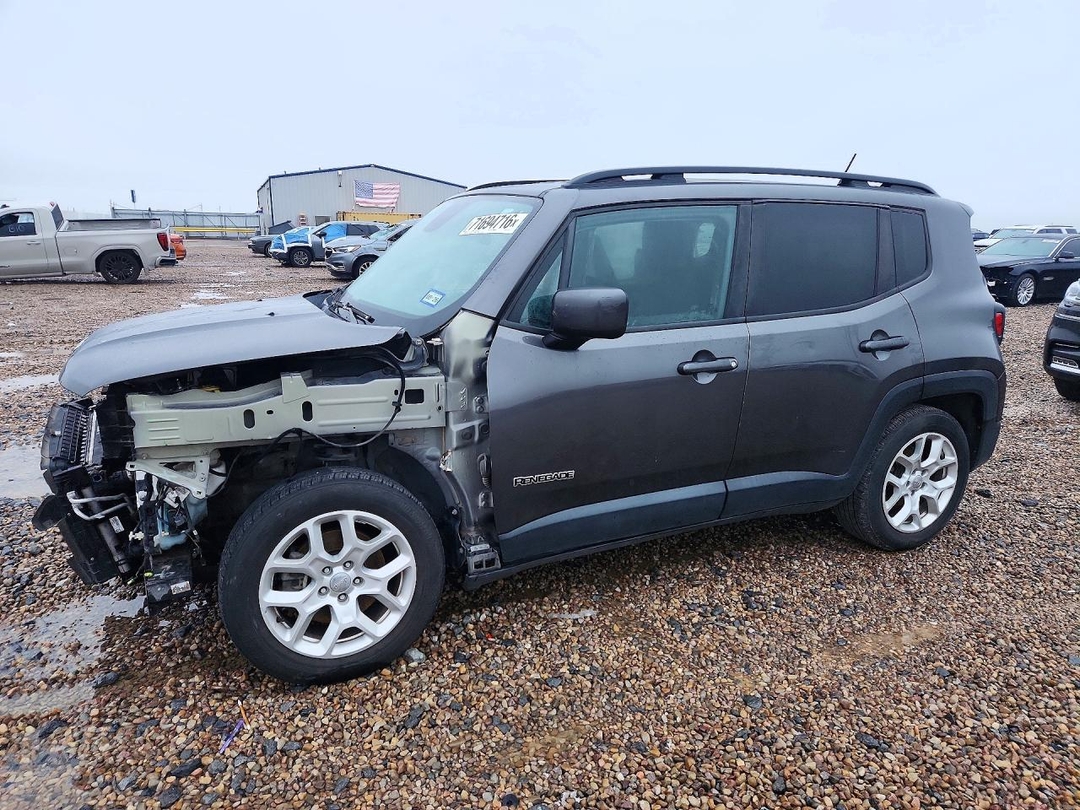 Вид 2017 JEEP RENEGADE LATITUDE, угол 1