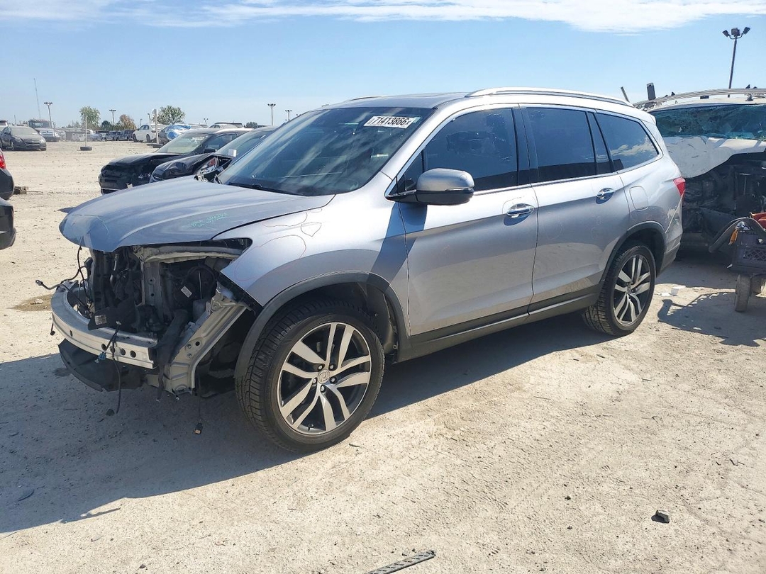 Вид 2018 HONDA PILOT ELITE, угол 1