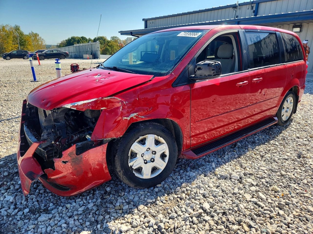 Vista de 2012 DODGE GRAND CARAVAN SE, ángulo 1