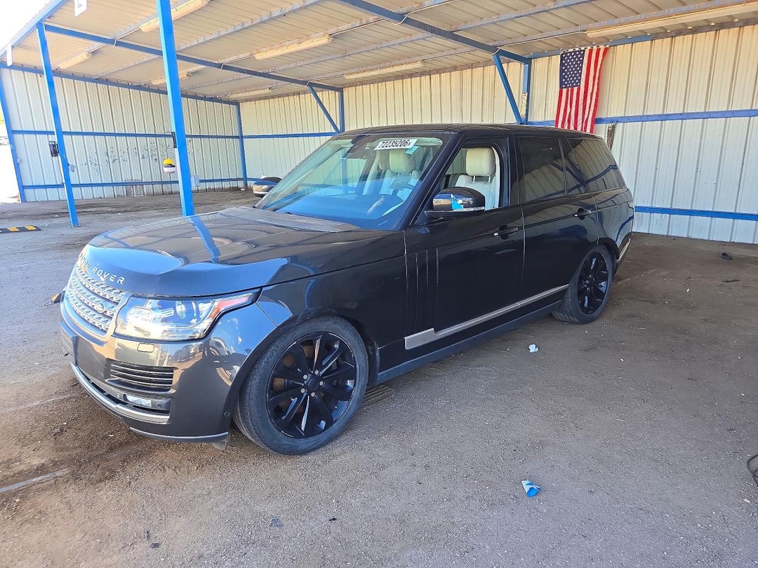 Vista de 2015 LAND ROVER RANGE ROVER HSE, ángulo 1