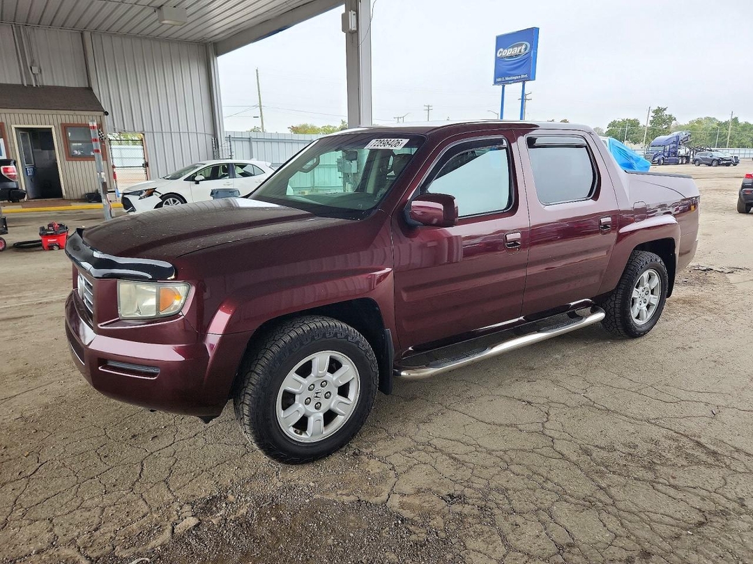 Vista de 2007 HONDA RIDGELINE RTS, ángulo 1