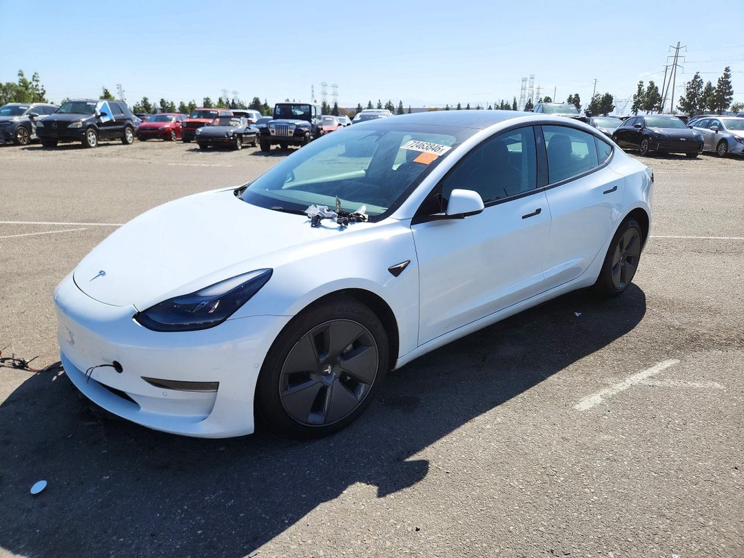 Vedere 2022 TESLA MODEL 3, unghi 1