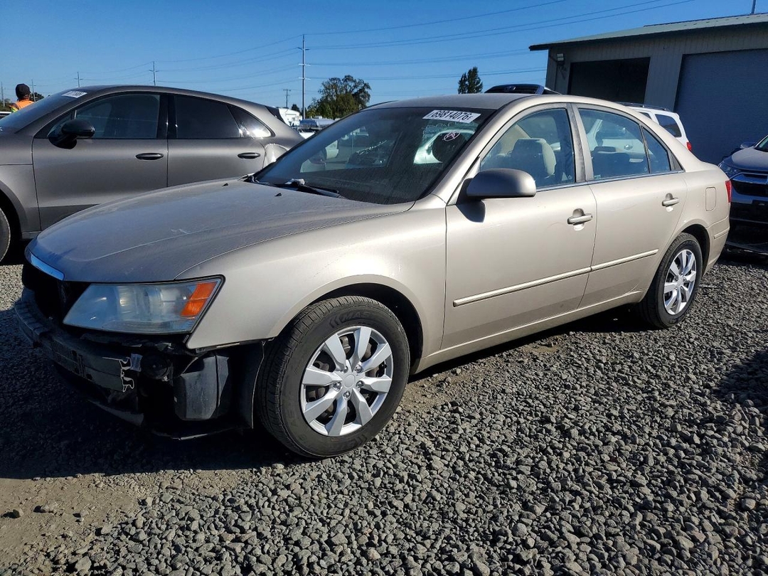 Вид 2009 HYUNDAI SONATA GLS, угол 1