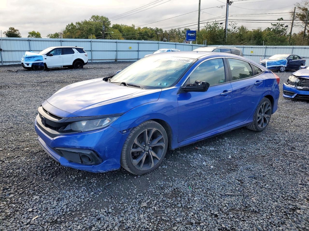 Вид 2019 HONDA CIVIC SPORT, угол 1