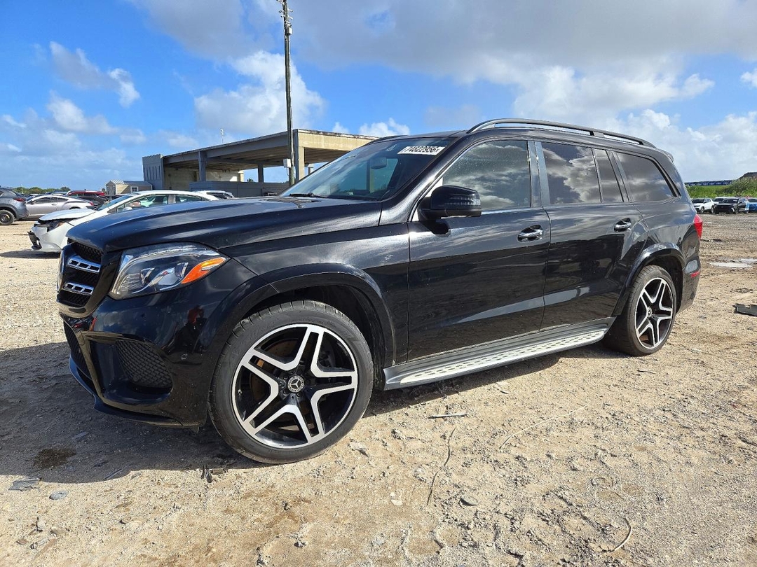 Vista de 2018 MERCEDES-BENZ GLS 550 4MATIC, ángulo 1