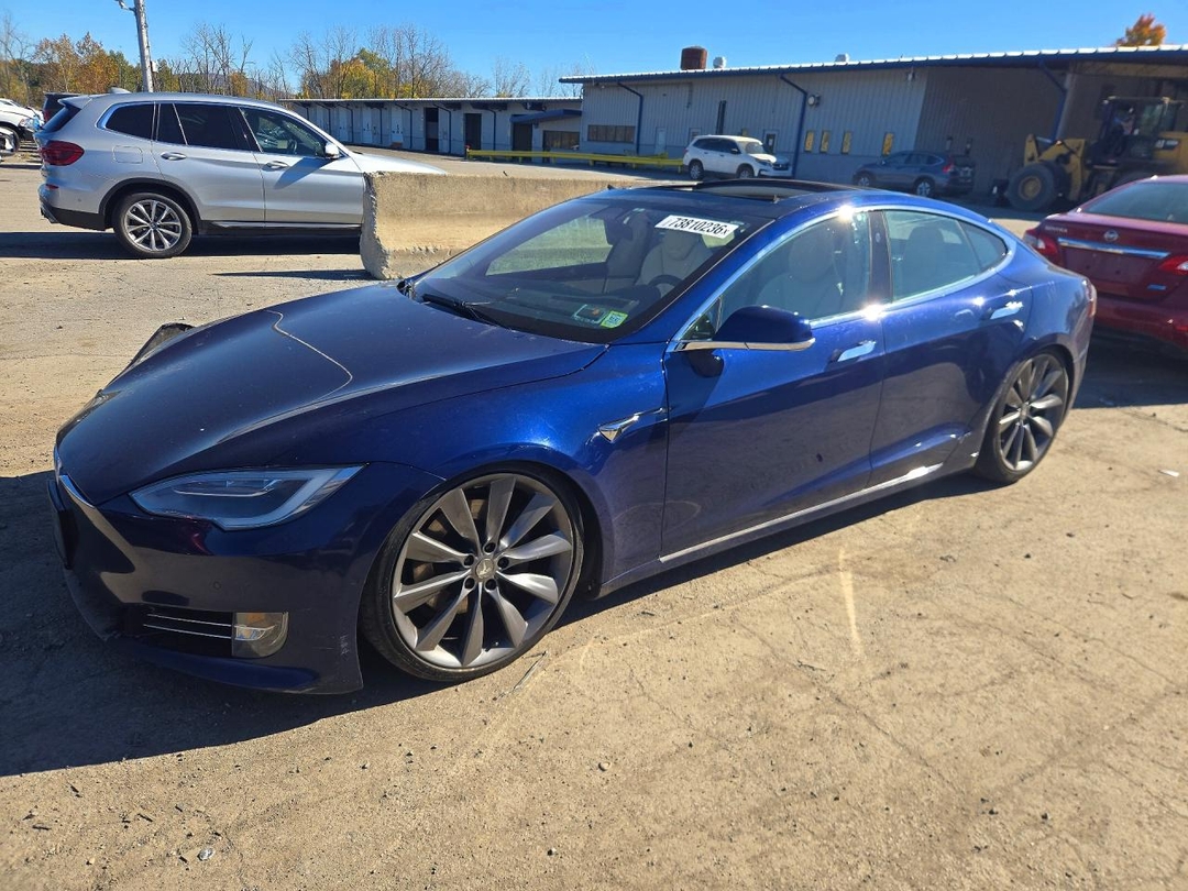 Vedere 2018 TESLA MODEL S, unghi 1