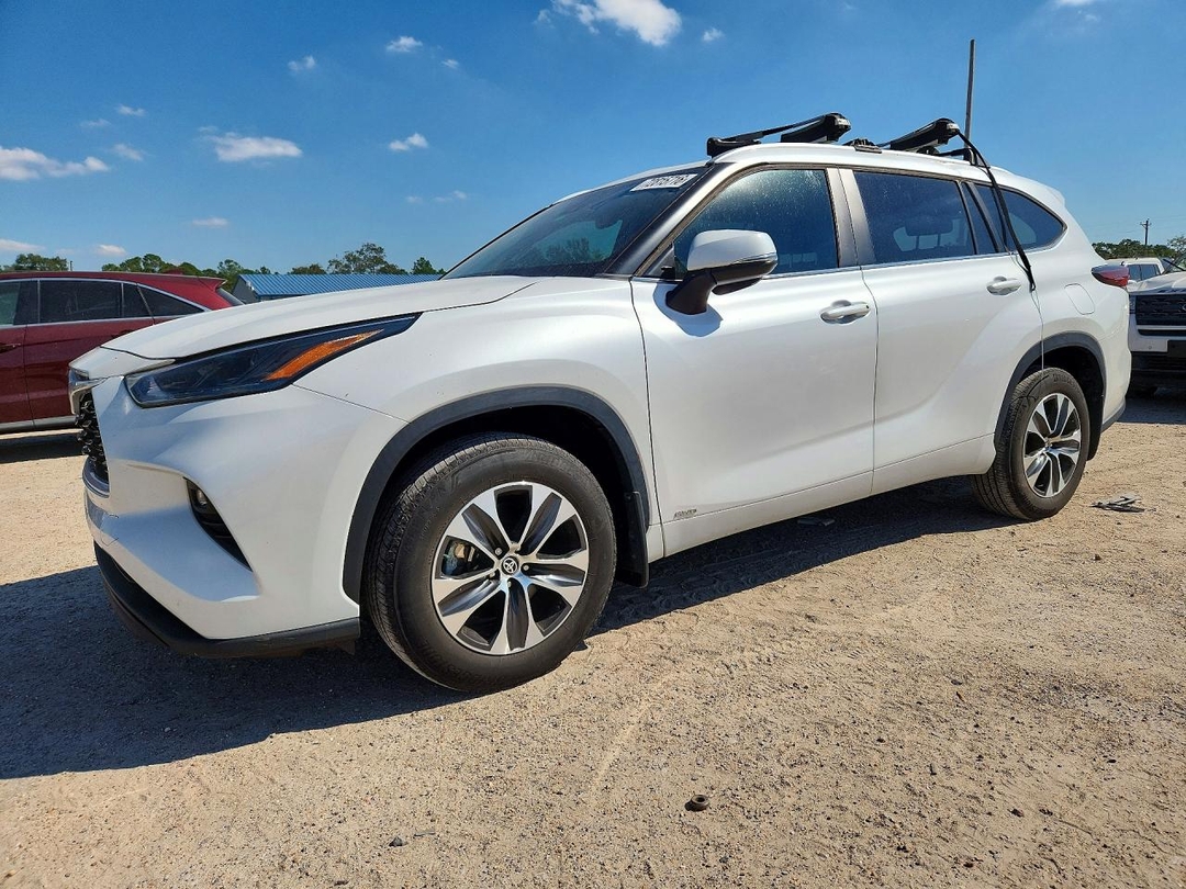منظر 2024 TOYOTA HIGHLANDER HYBRID XLE، زاوية 1