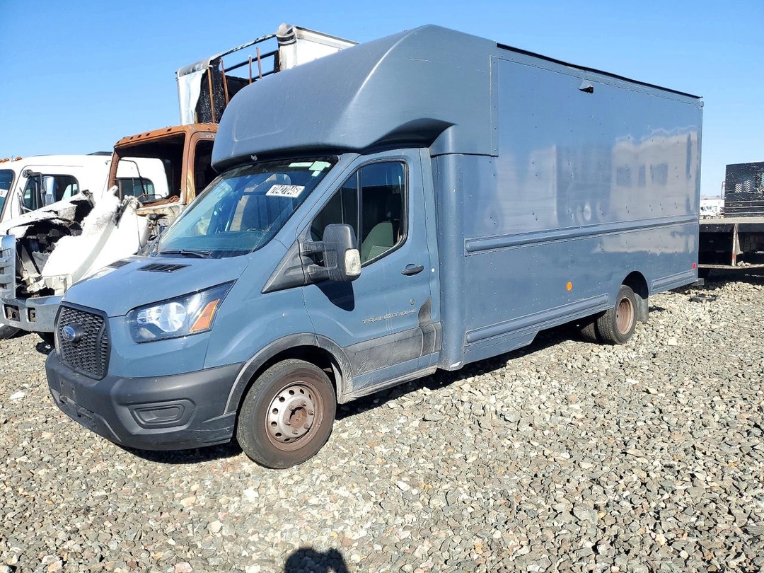 Vista de 2021 FORD TRANSIT DELIVERY TRUCK, ángulo 1