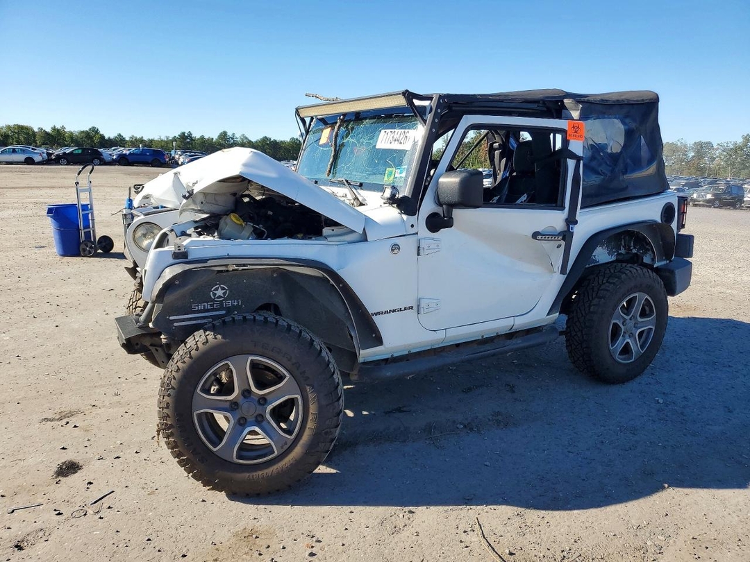 Vue de 2012 JEEP WRANGLER SPORT, angle 1