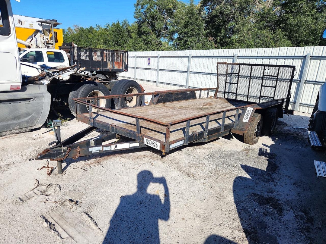 Vue de 2022 G AND G 7X16 UTILITY TRAILER, angle 1