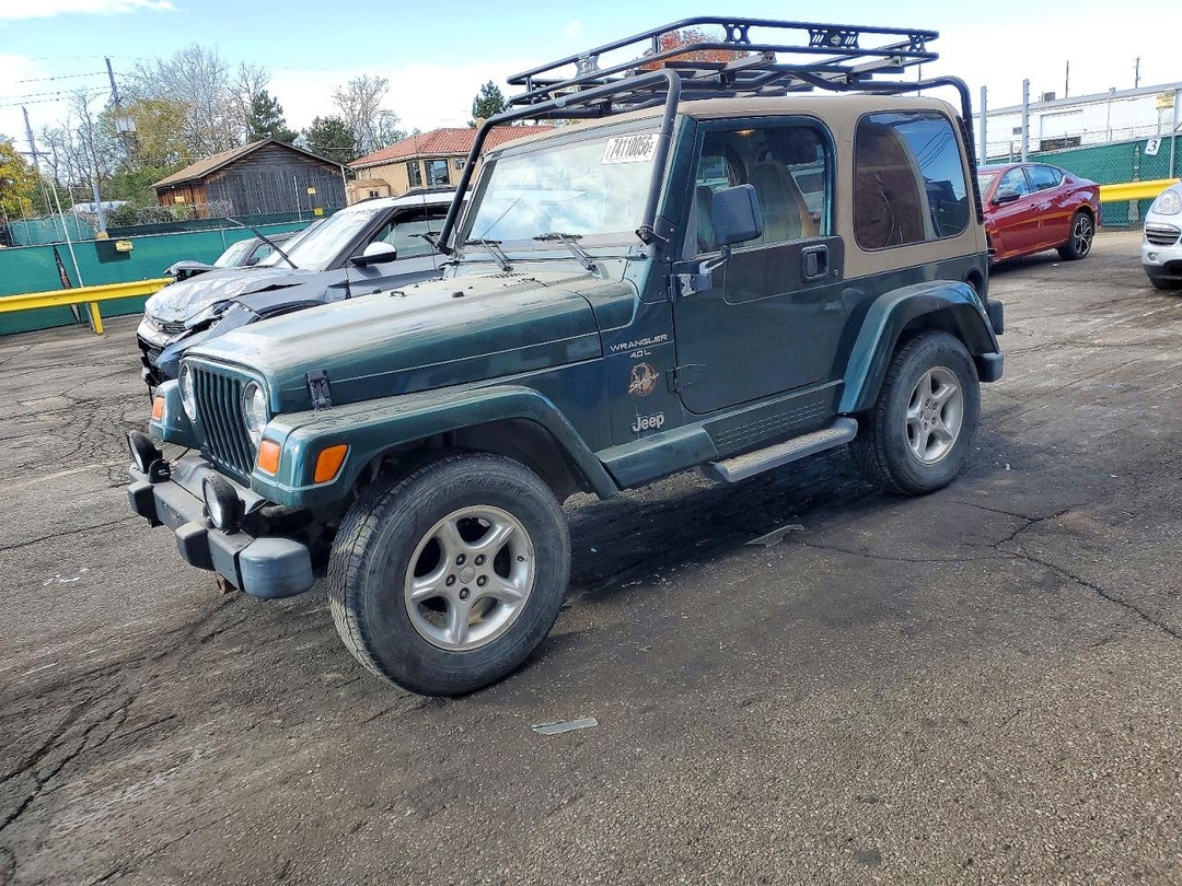 Вид 2001 JEEP WRANGLER / TJ SAHARA, угол 1