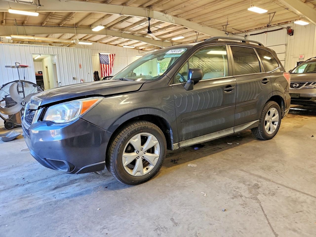 Vedere 2014 SUBARU FORESTER 2.5I LIMITED, unghi 1