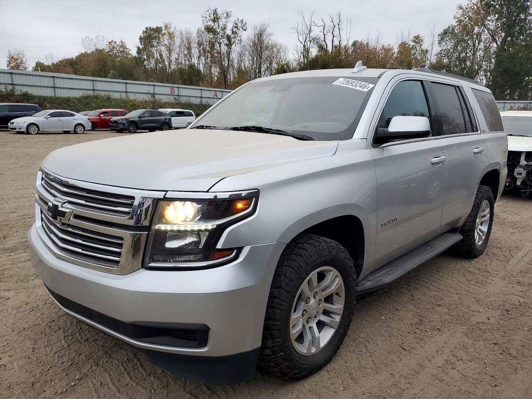 Вид 2020 CHEVROLET TAHOE K1500 LT, угол 1