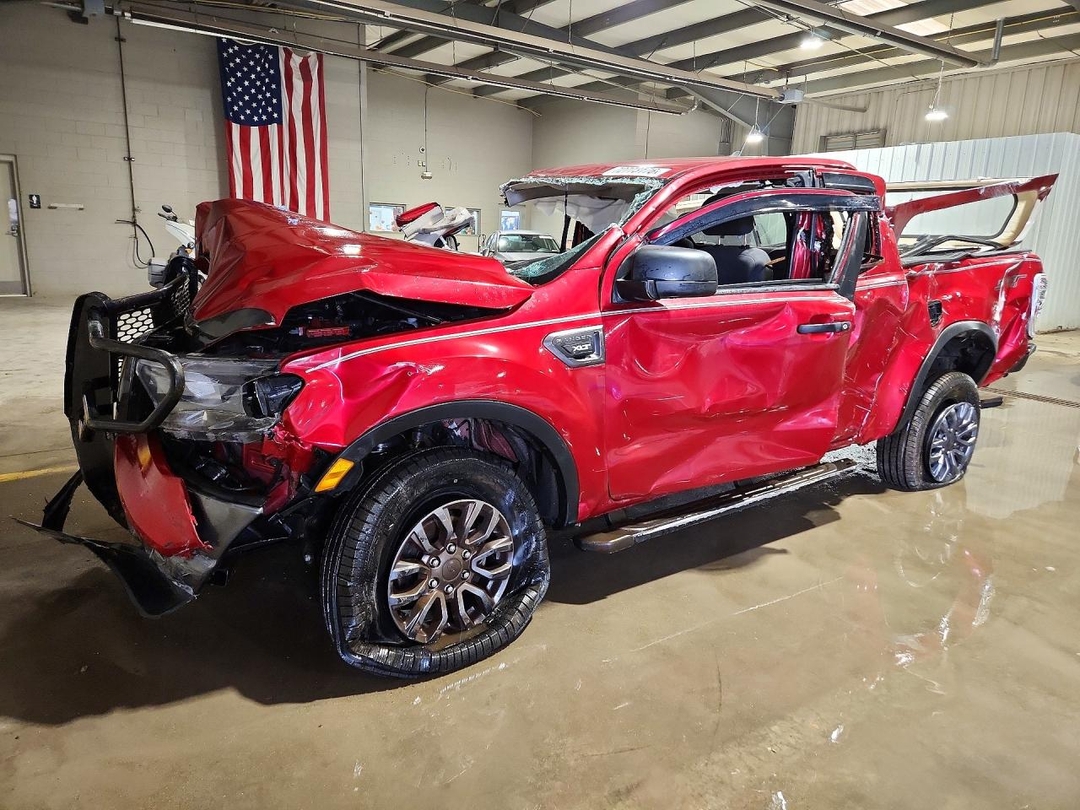 Вид 2021 FORD RANGER XL, угол 1