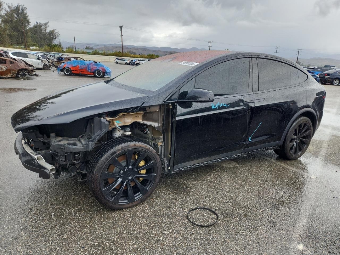 Вид 2022 TESLA MODEL X, угол 1