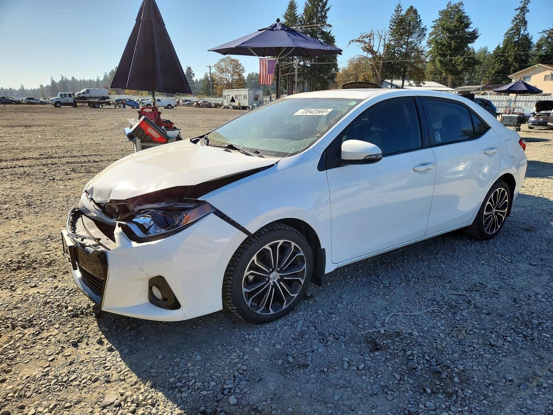 Vedere 2014 TOYOTA COROLLA S PREMIUM, unghi 1