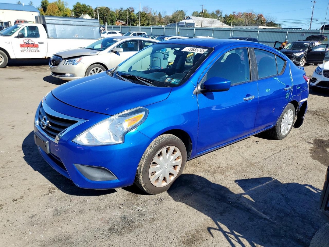 Vedere 2017 NISSAN VERSA 1.6 SV, unghi 1
