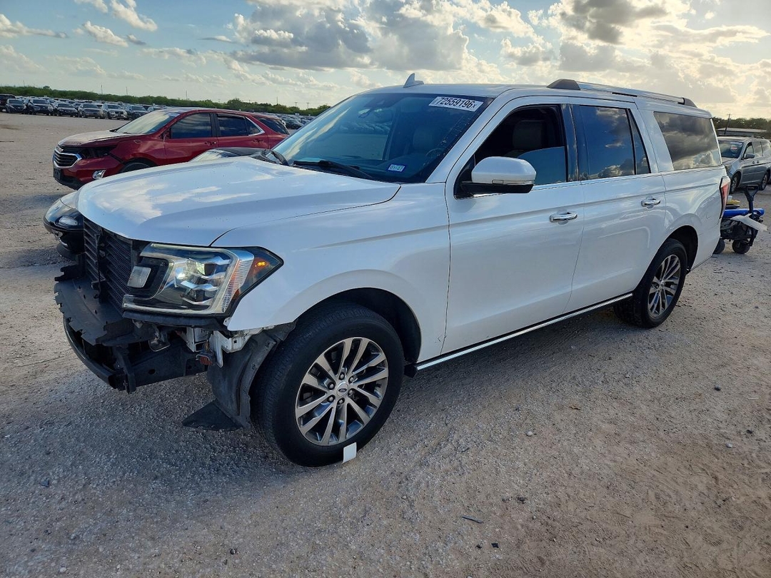 Vista de 2018 FORD EXPEDITION MAX LIMITED, ángulo 1