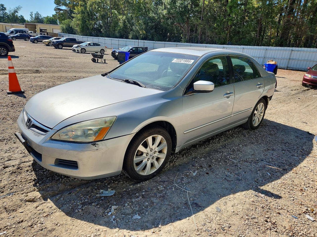 Вид 2007 HONDA ACCORD EX, угол 1