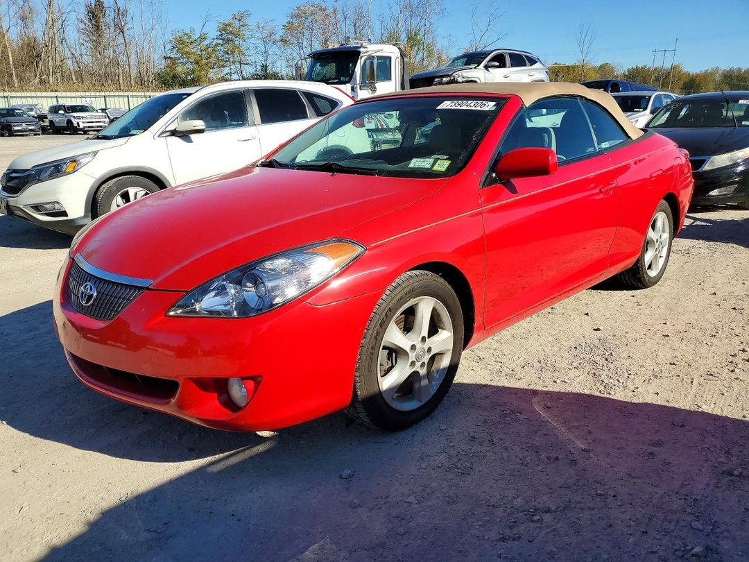 Vue de 2006 TOYOTA CAMRY SOLARA SLE V6, angle 1