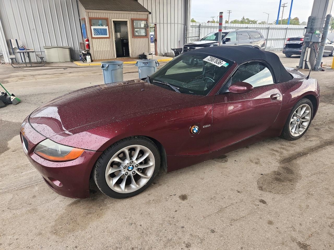 Vue de 2003 BMW Z4 2.5, angle 1