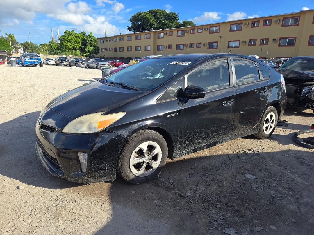 2012 TOYOTA PRIUS TWO view, angle 1