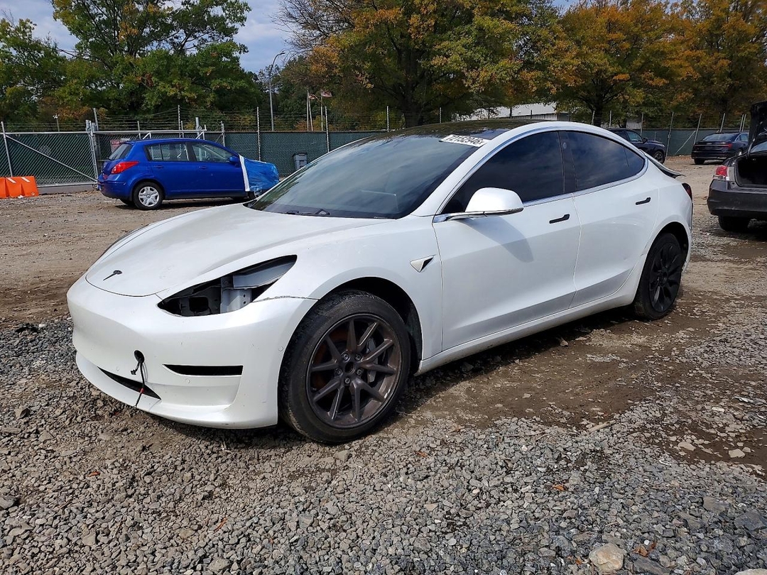 Вид 2020 TESLA MODEL 3, угол 1