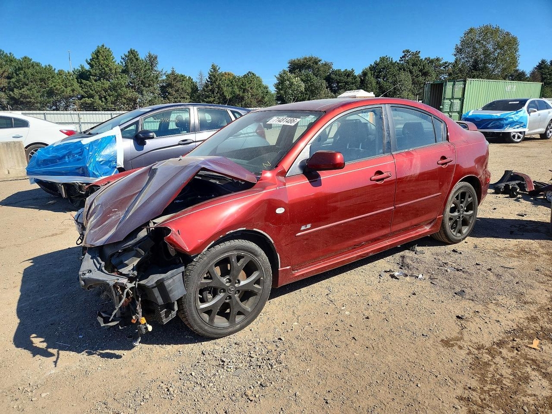 منظر 2008 MAZDA 3 S، زاوية 1