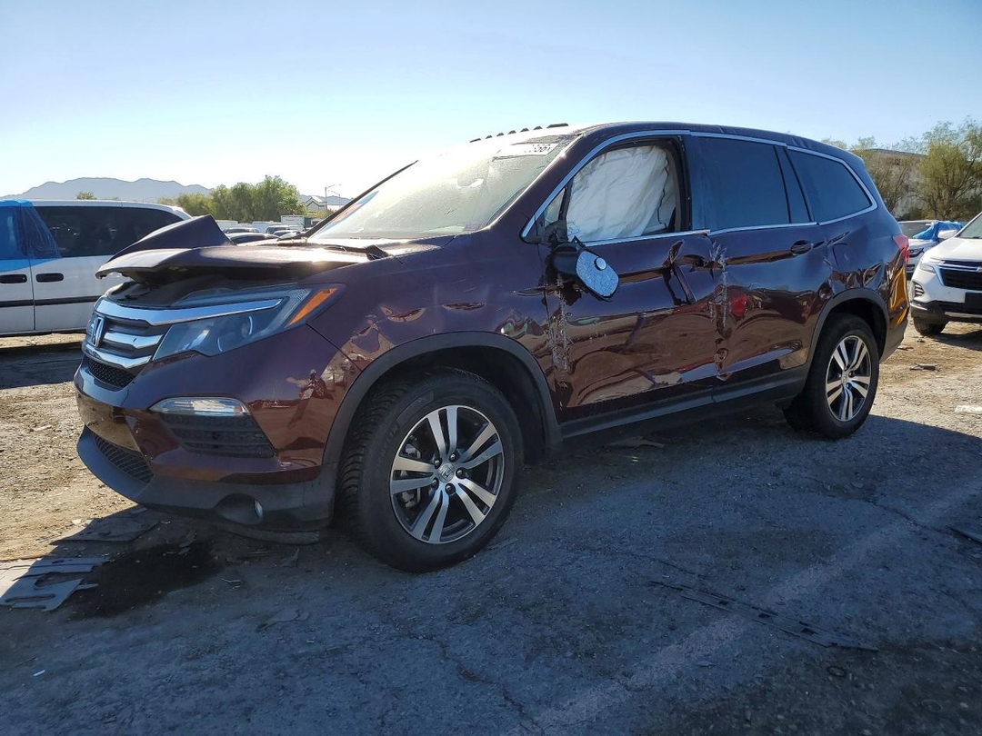 منظر 2016 HONDA PILOT EXL، زاوية 1